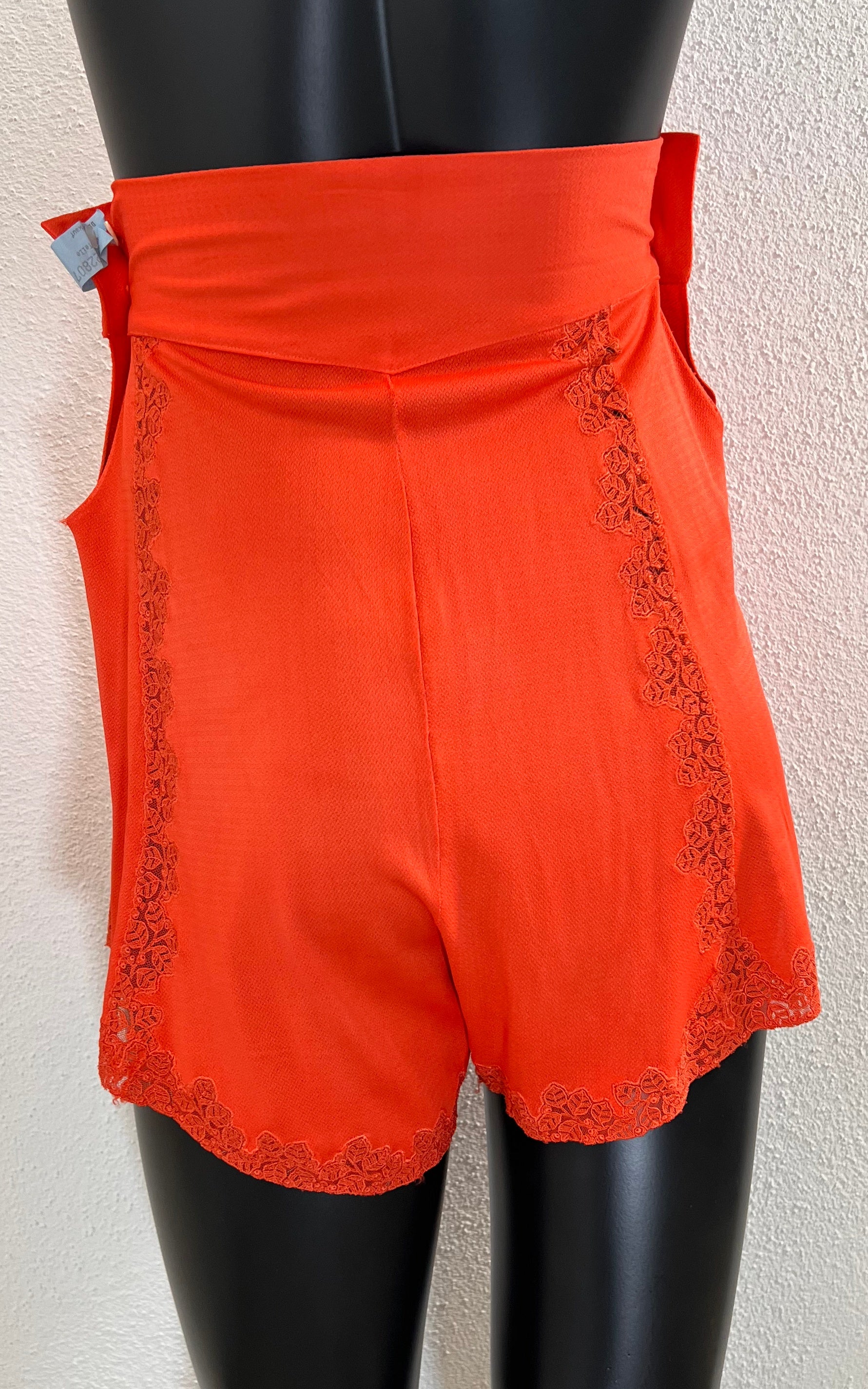 Pantaloncini vintage a vita alta