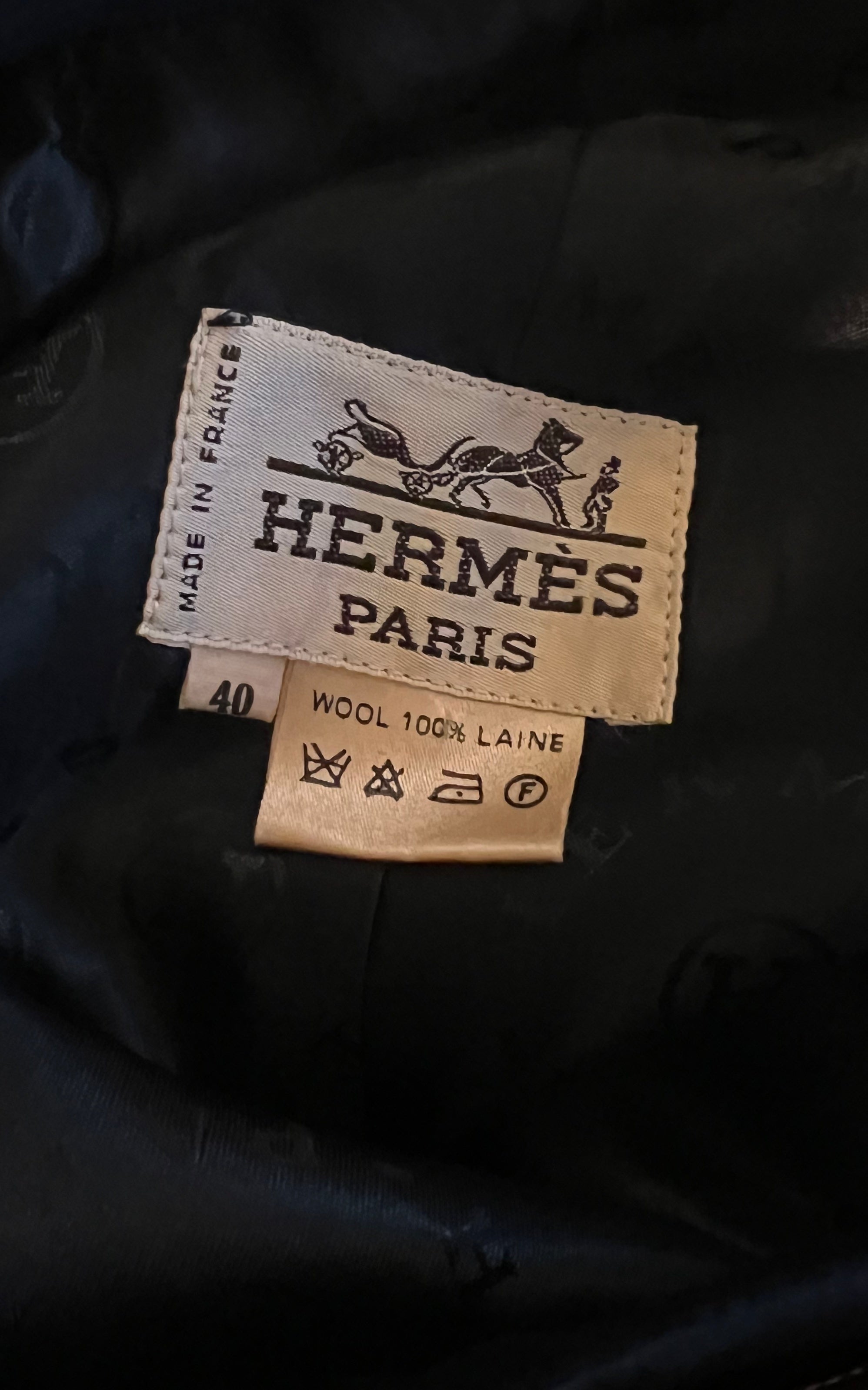 Gonna vintage Hermes Paris