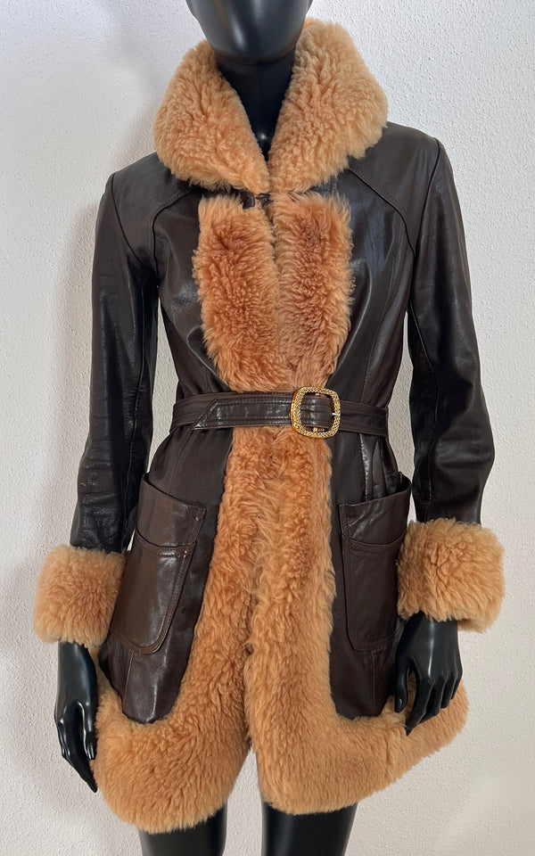 Vintage 70s Shearling Coat