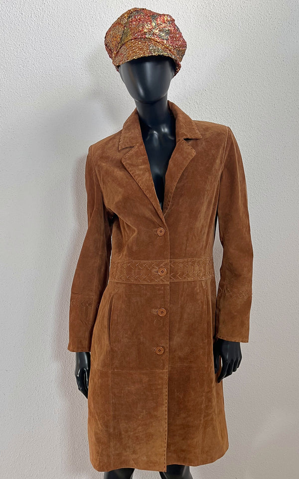 Vintage 90s Leather Coat