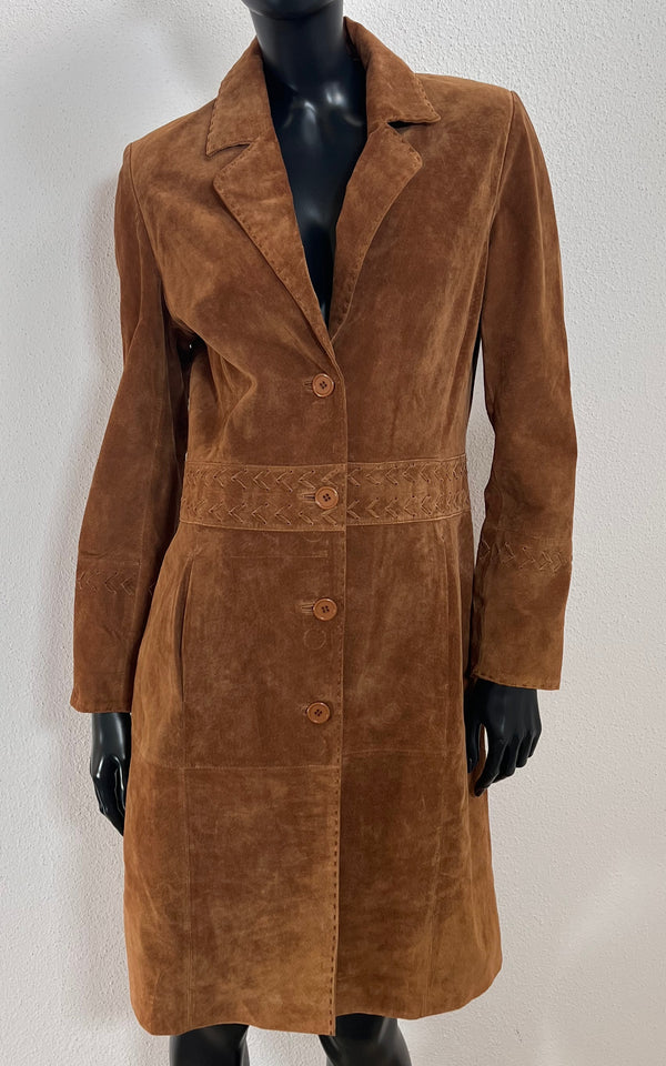 Vintage 90s Leather Coat