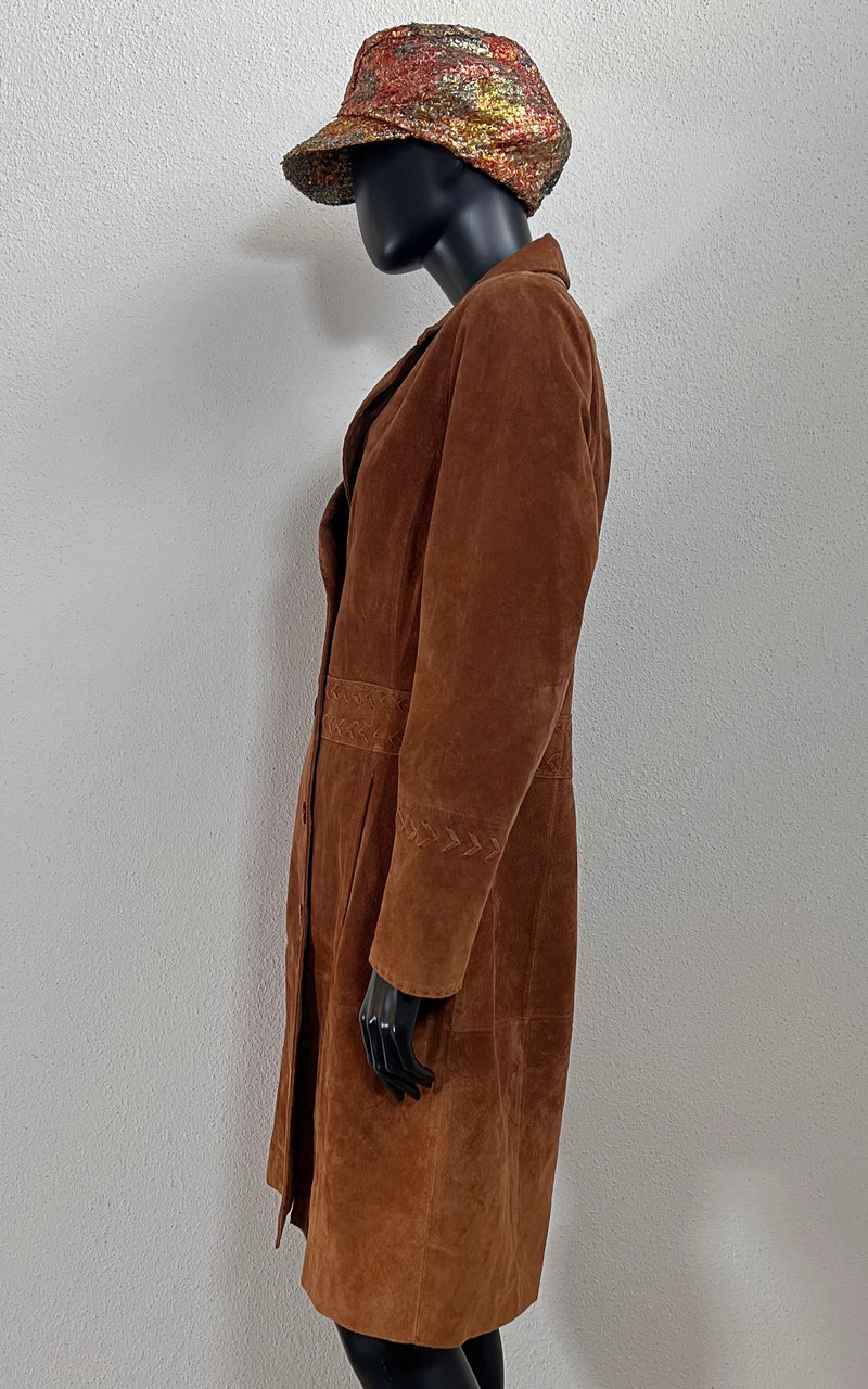 Vintage 90s Leather Coat