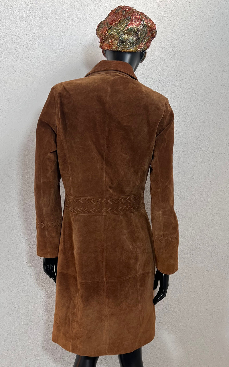 Vintage 90s Leather Coat