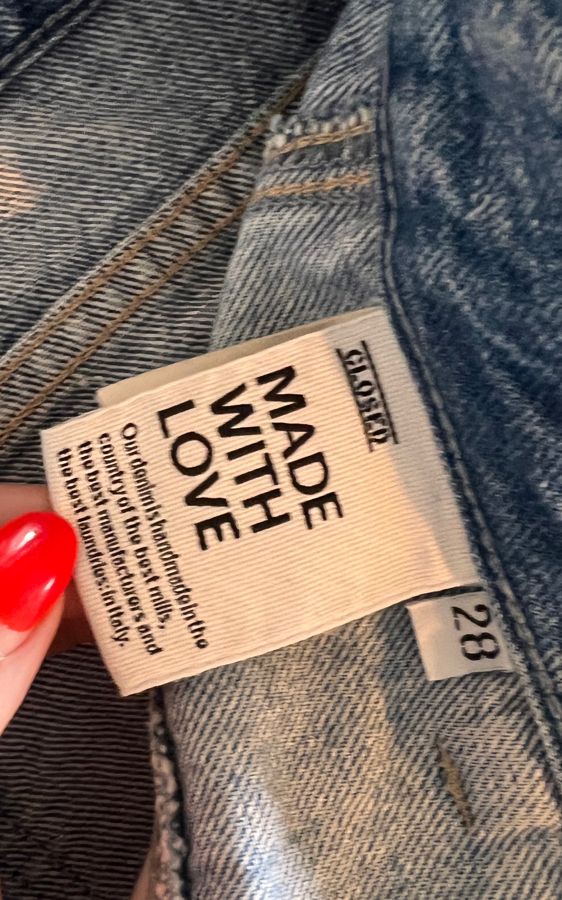 Closed Y2K Pedal Pusher Denim Jeans 28