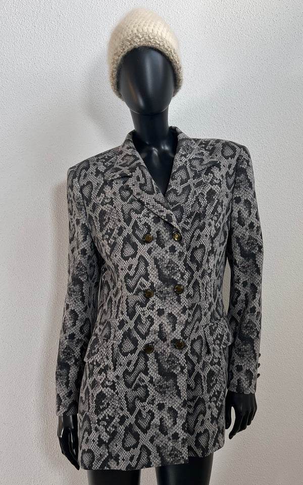Vintage Escada Snake Blazer Jacket