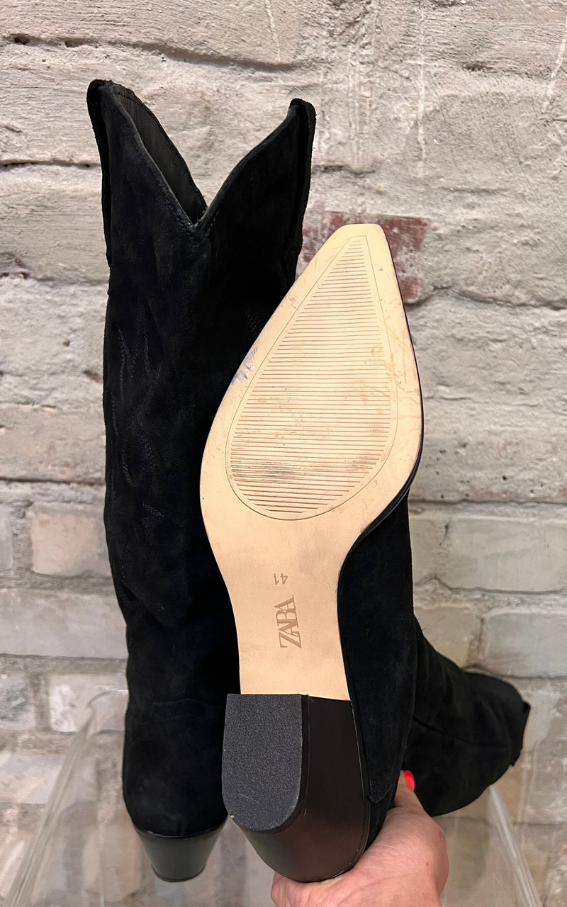 Zara Cowboy Boots 41
