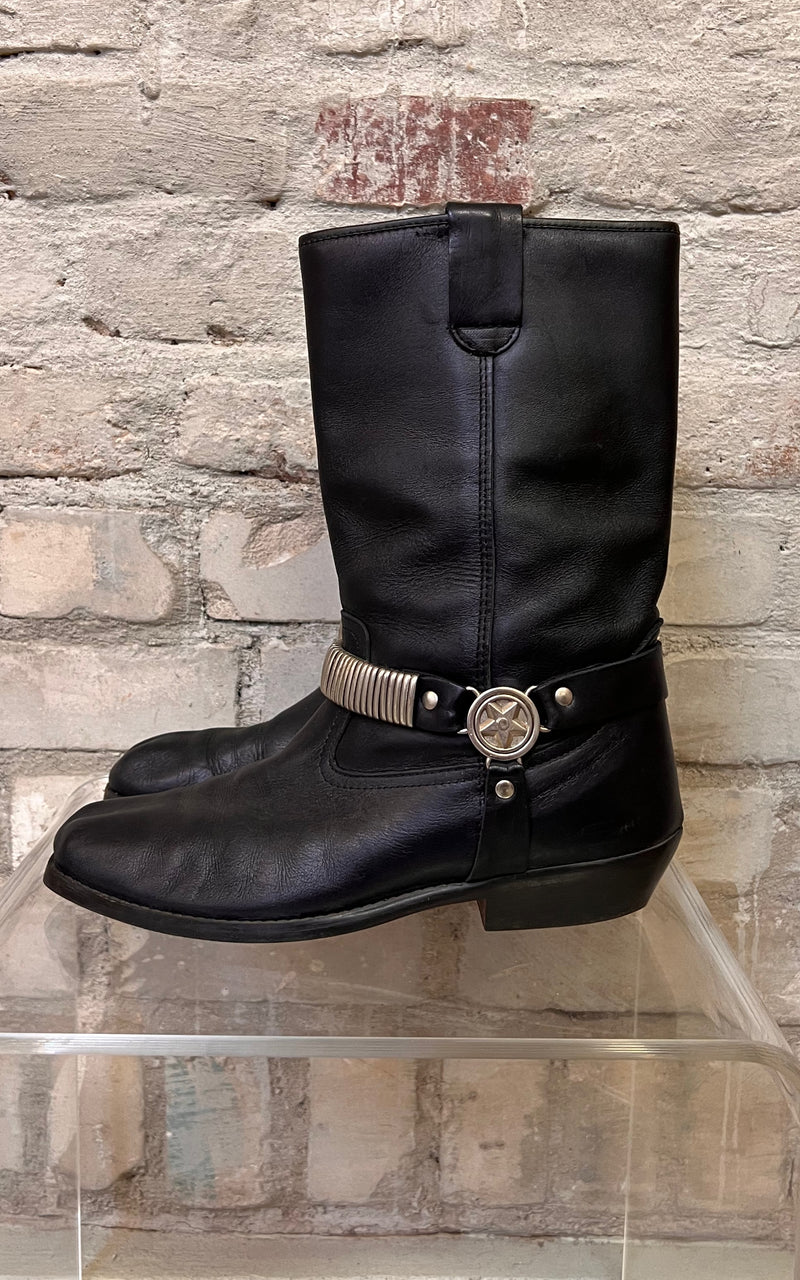 Vintage Biker Boots 42