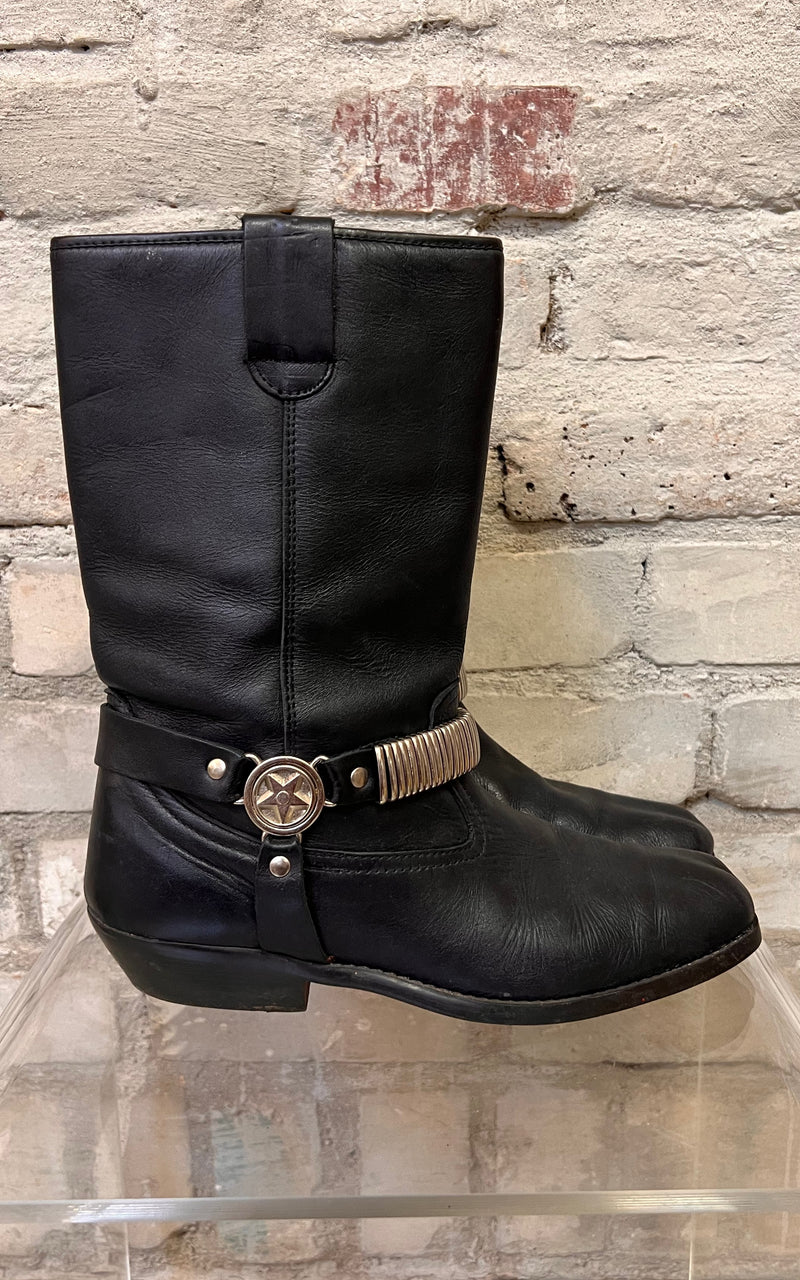 Vintage Biker Boots 42