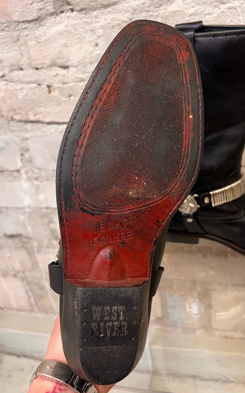 Vintage Biker Boots 42