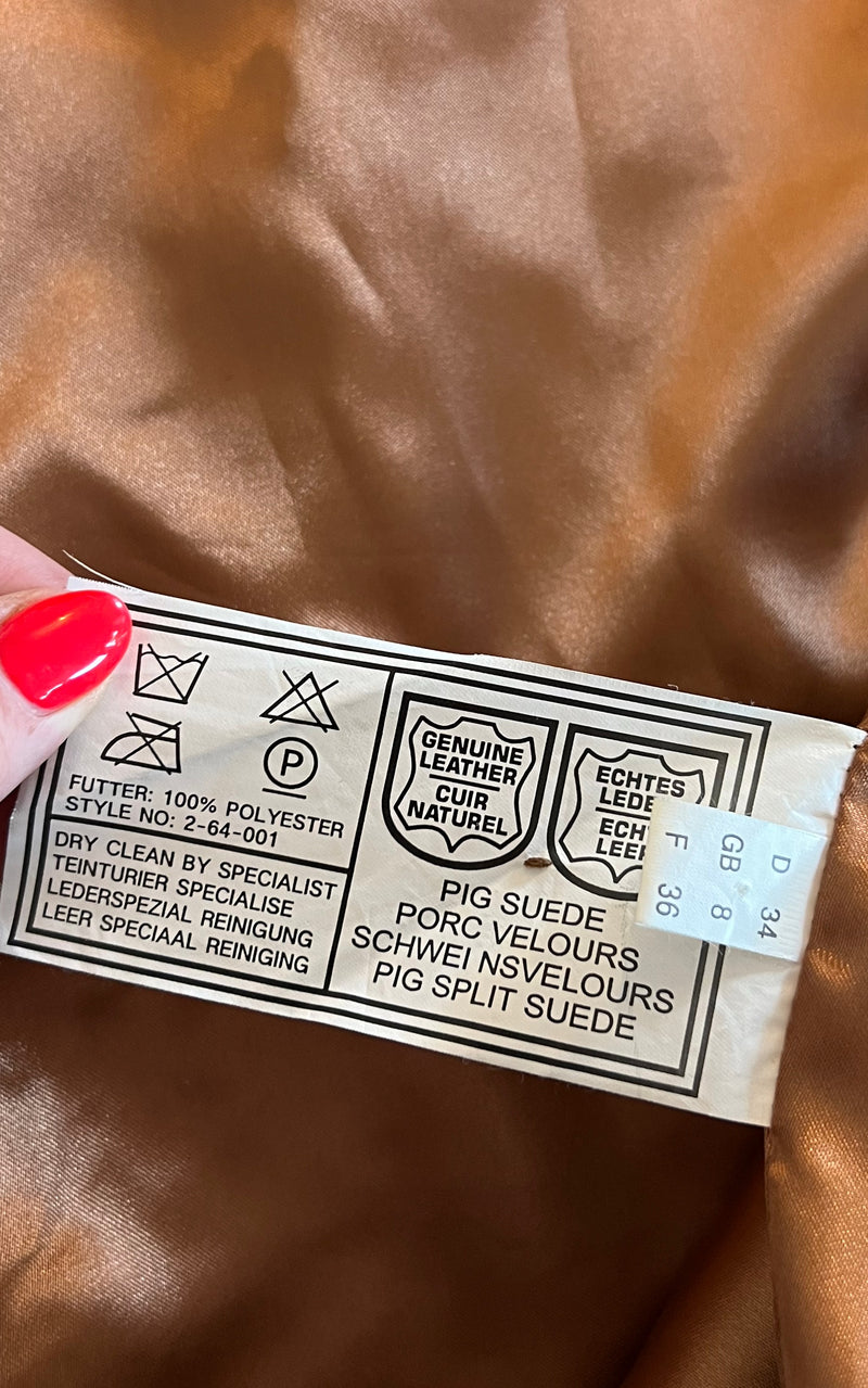 Vintage 90s Leather Coat