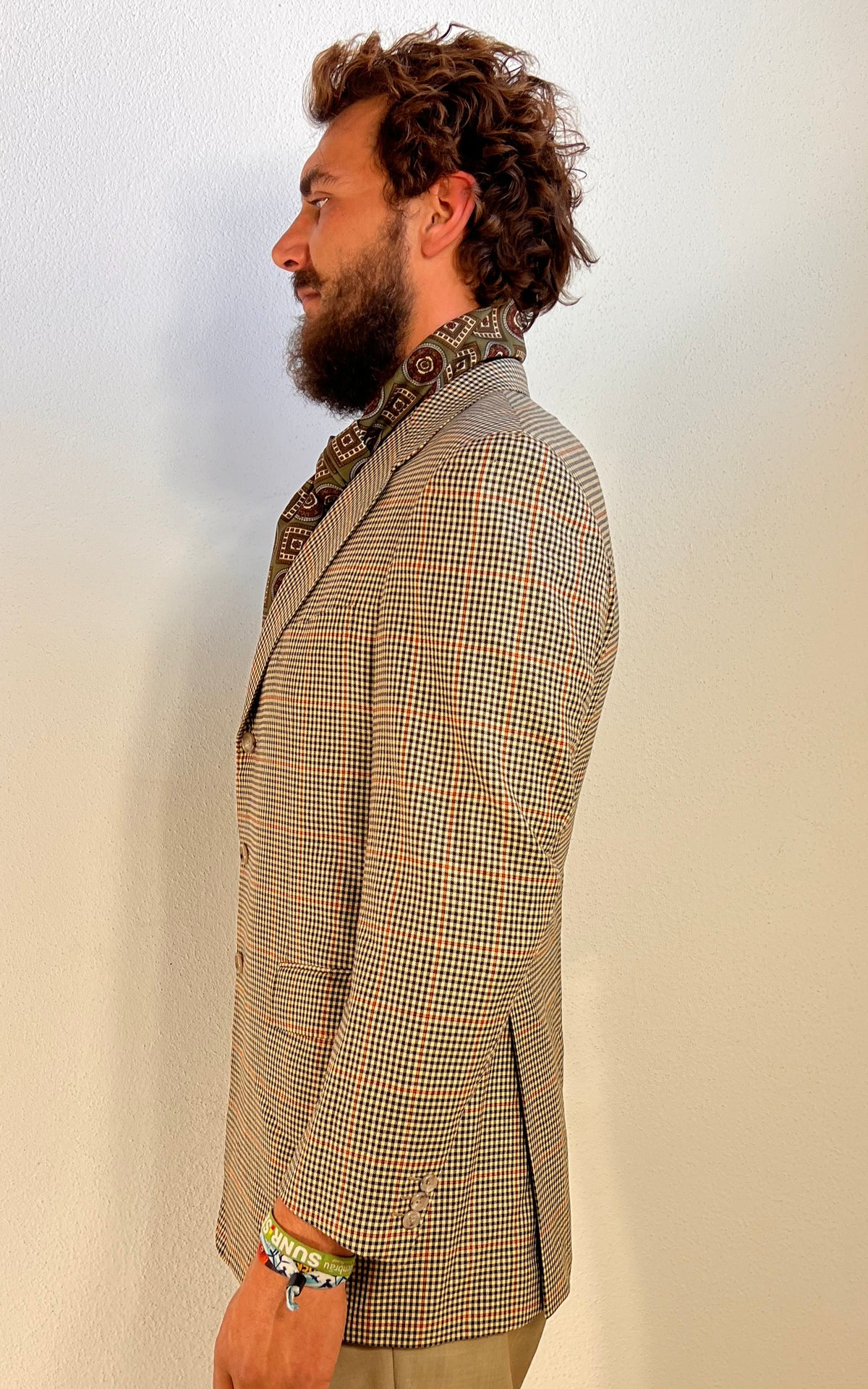 Vintage MENS Regent Wool Check Blazer