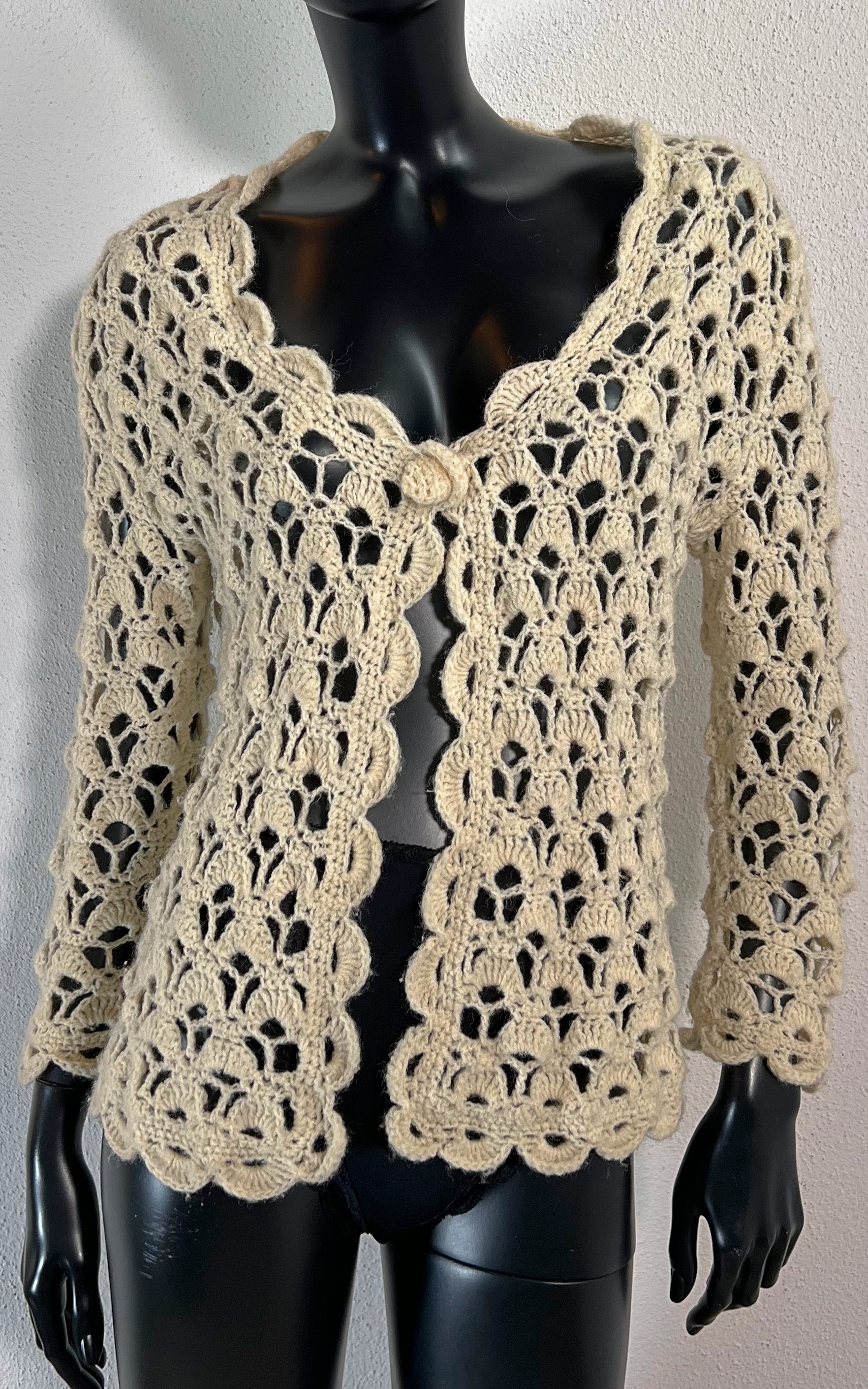 Vintage Crochet Cardigan
