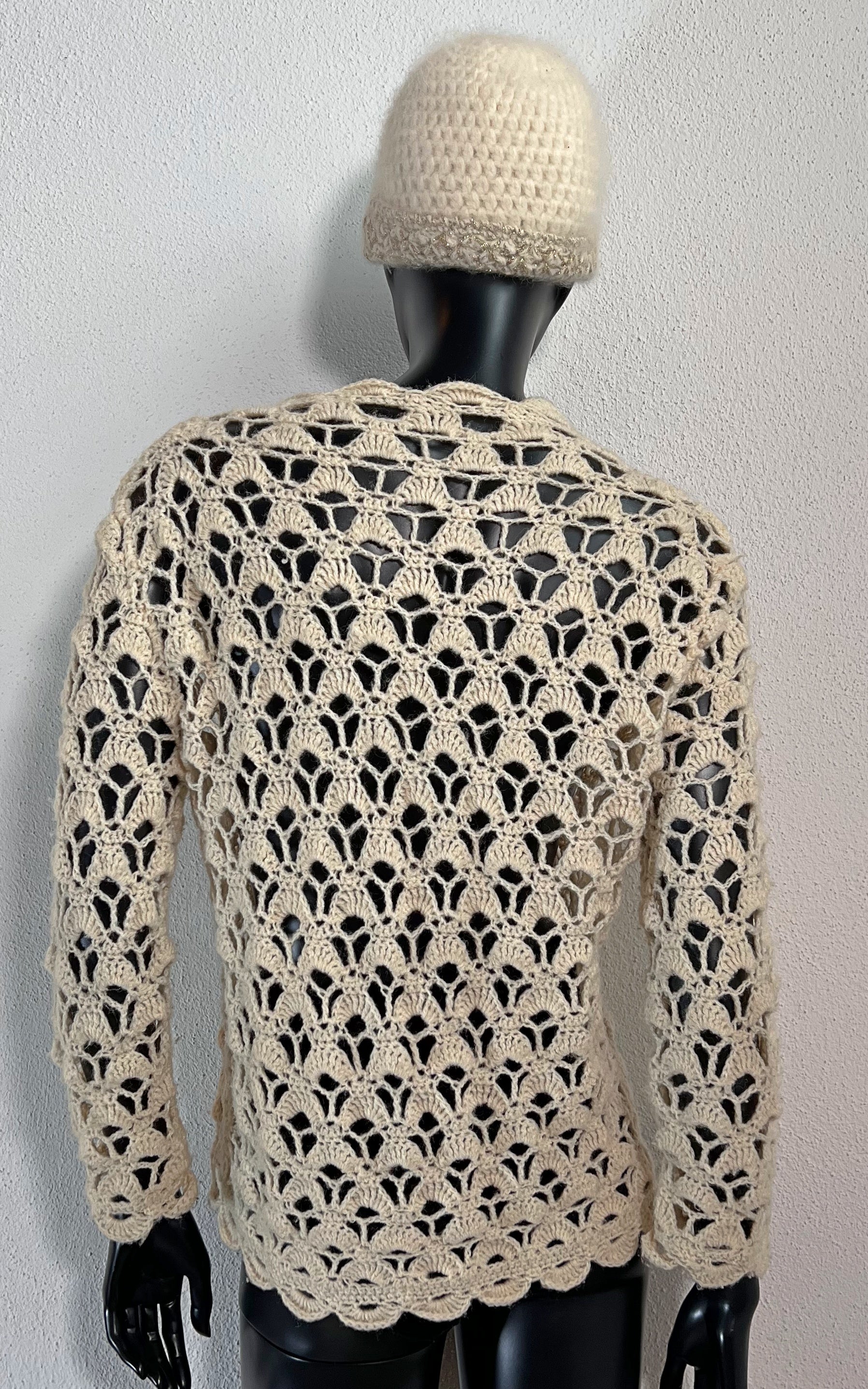 Vintage Crochet Cardigan