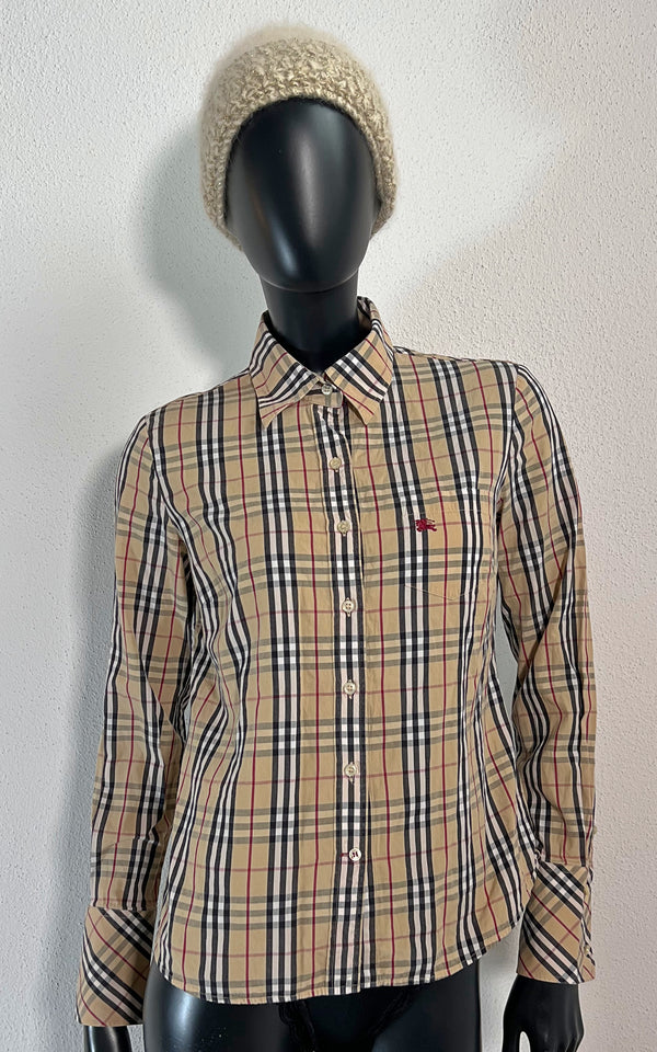 Vintage Burberry Nova Check Blouse