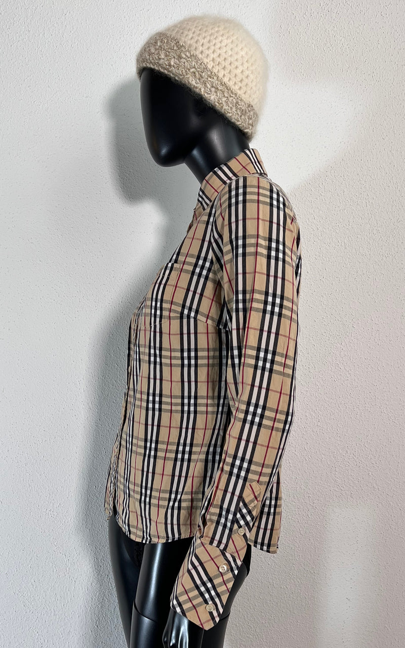 Vintage Burberry Nova Check Blouse