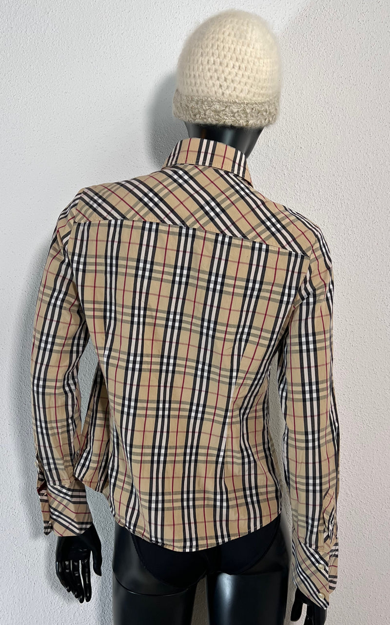 Vintage Burberry Nova Check Blouse