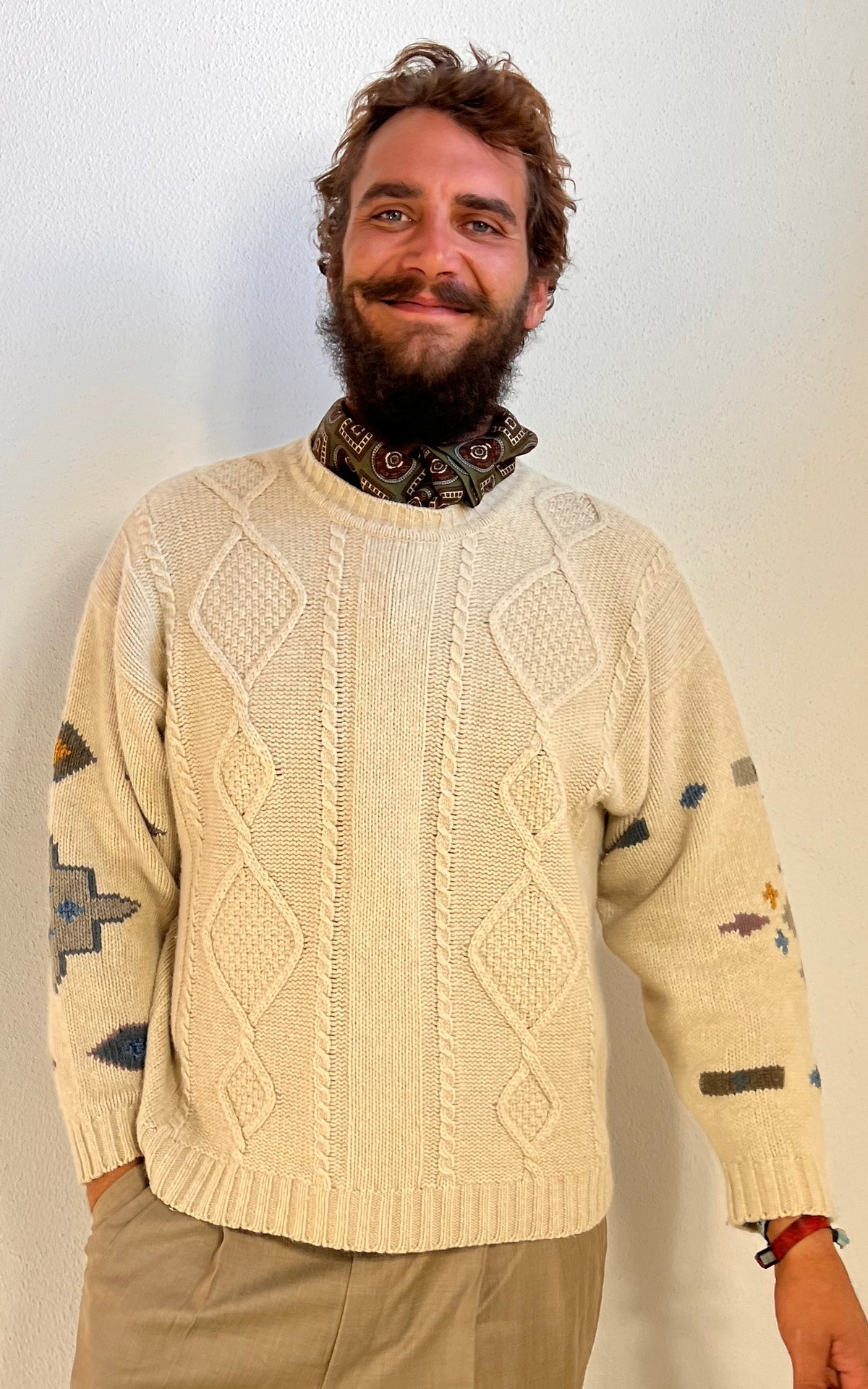 Vintage MENS Galatioto Italian Very Soft Wool Sweater