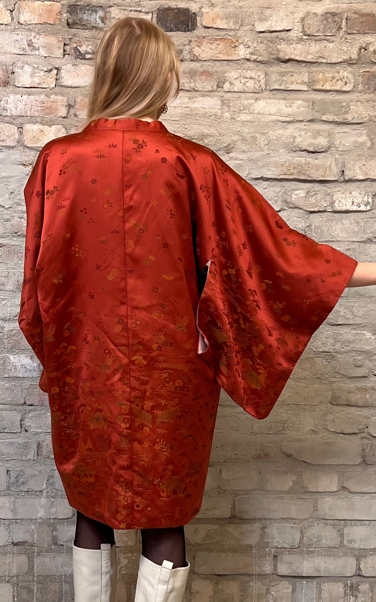 Vintage Japanese Kimono Robe