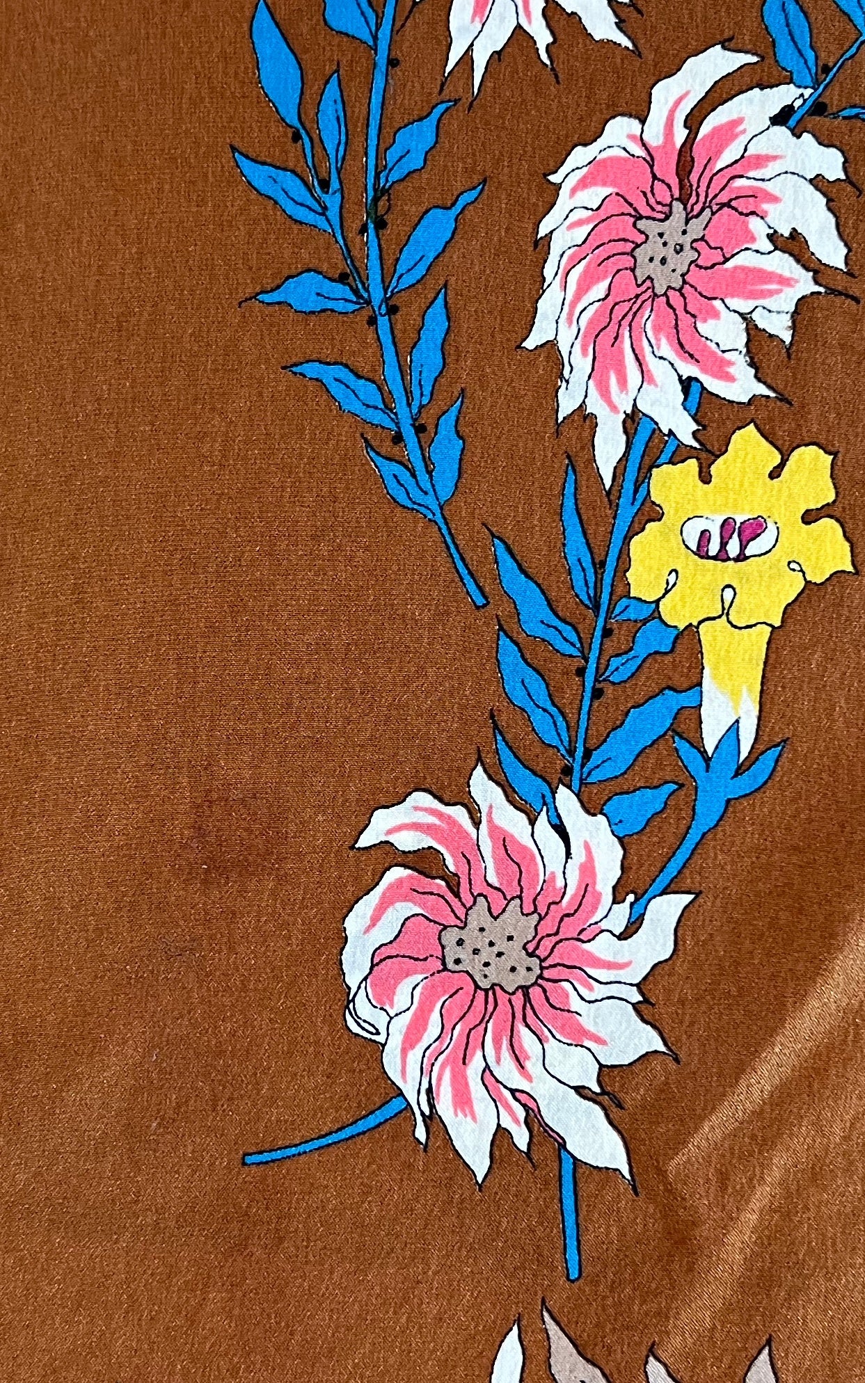 Vintage 70s Silk Foulard