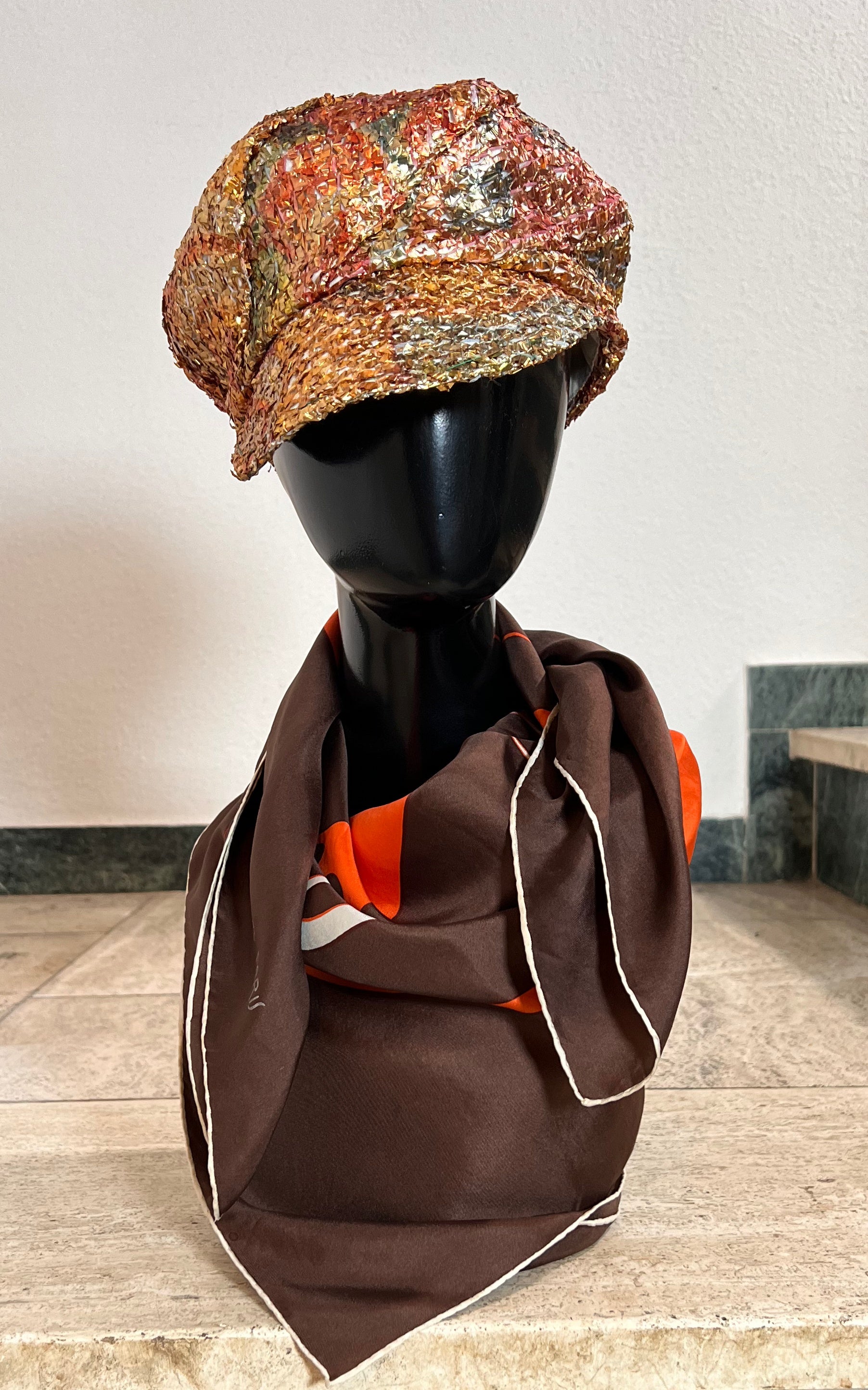 Vintage Carven Paris Silk Foulard