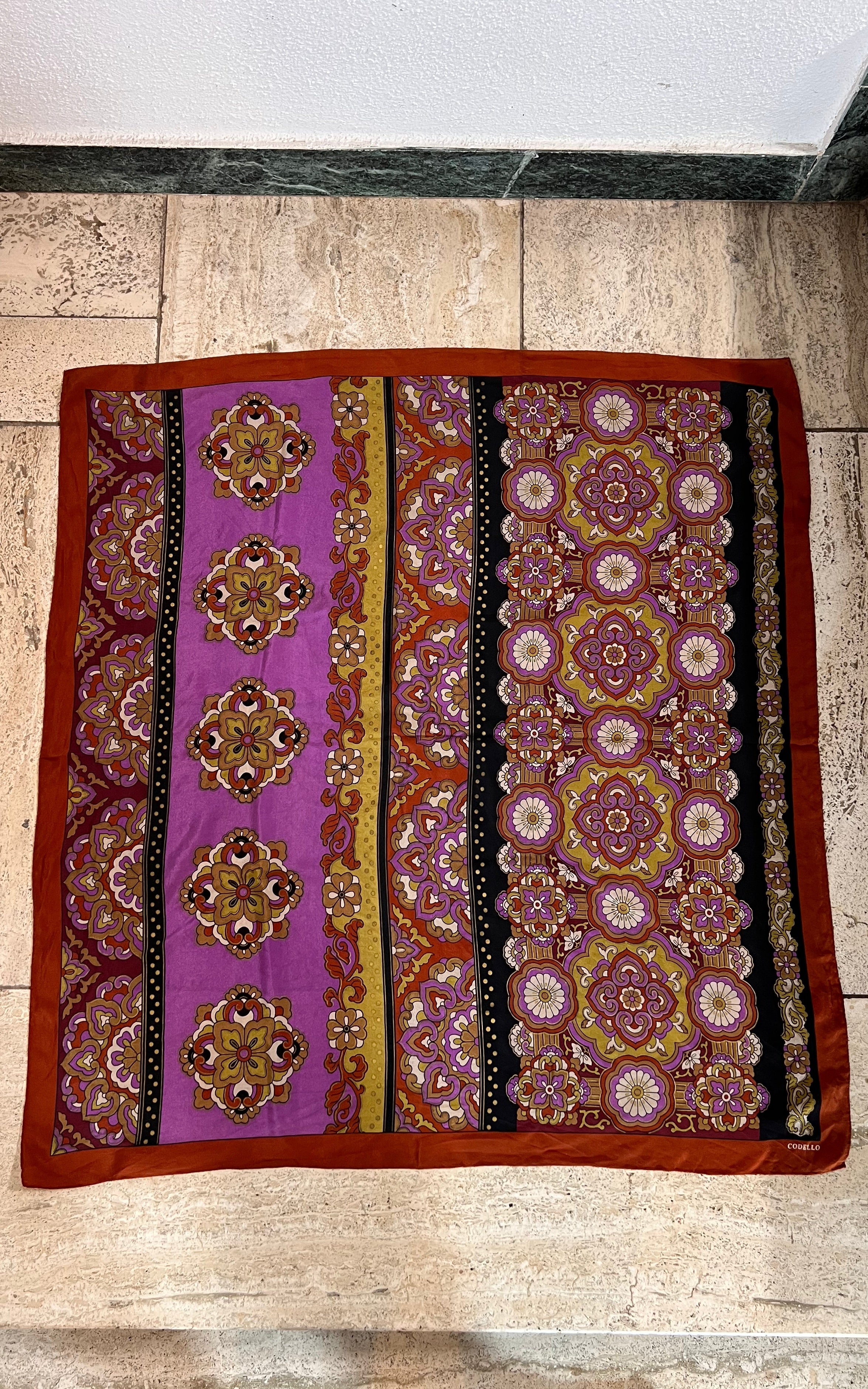 Vintage Codello Silk Foulard