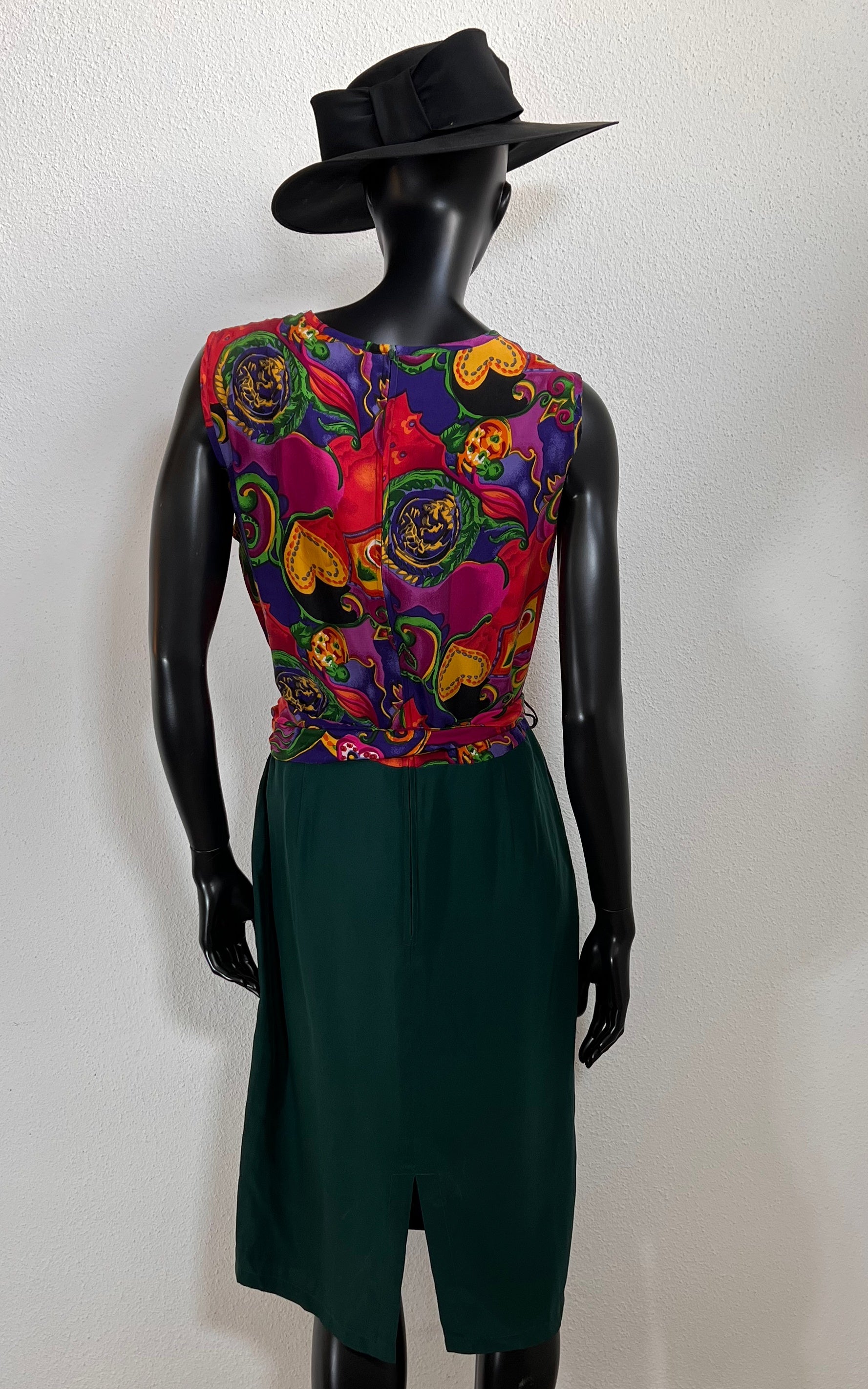 Abito vintage in seta Puzta