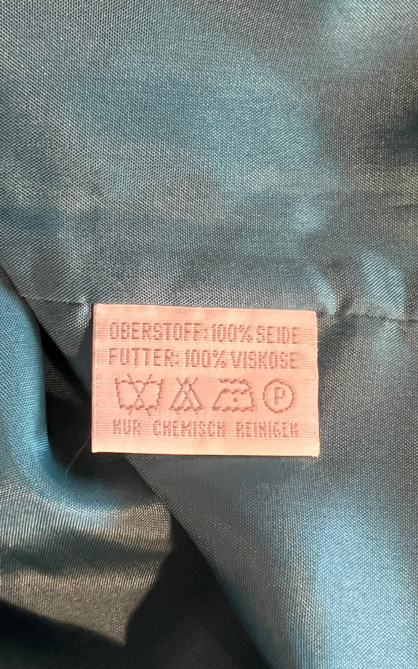 Vintage Paisley Silk Skirt