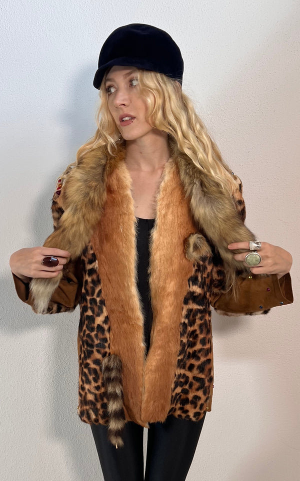 Vintage 80s Fur Jacket