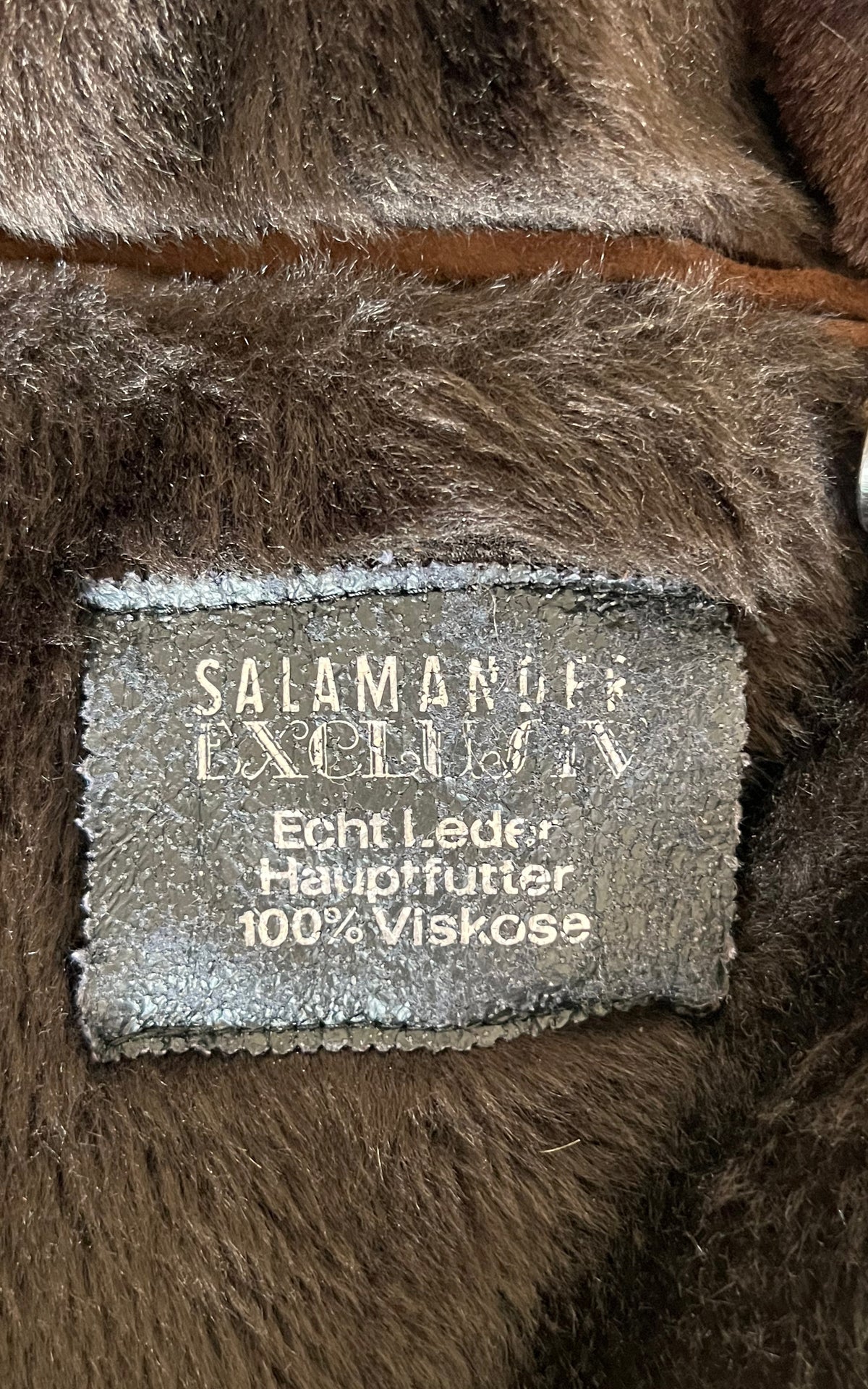 Vintage 70s MENS Salamander Exclusive Brown ''Shearling Coat''