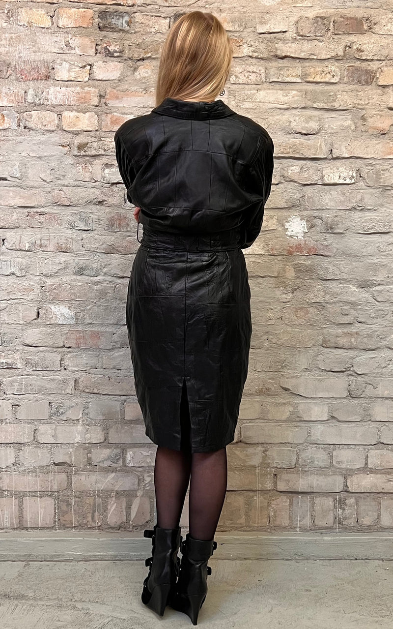 Vintage Leather Dress