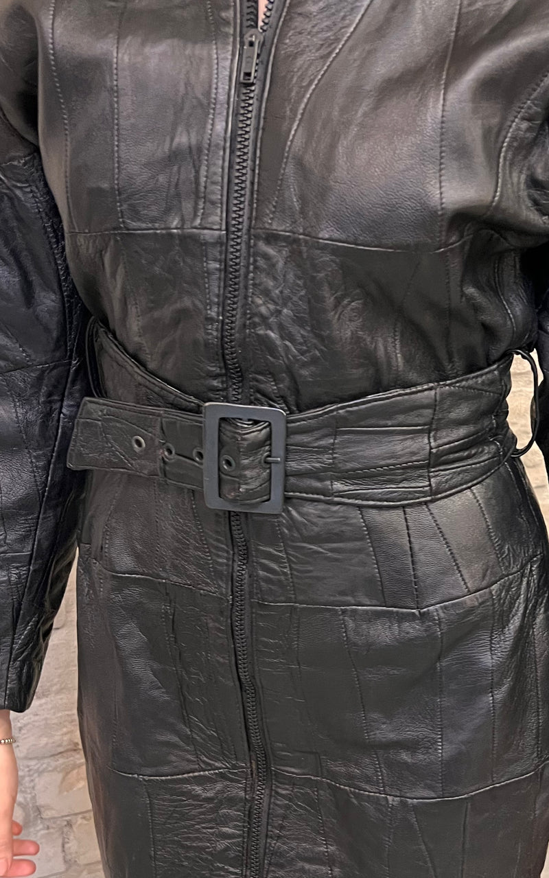Vintage Leather Dress