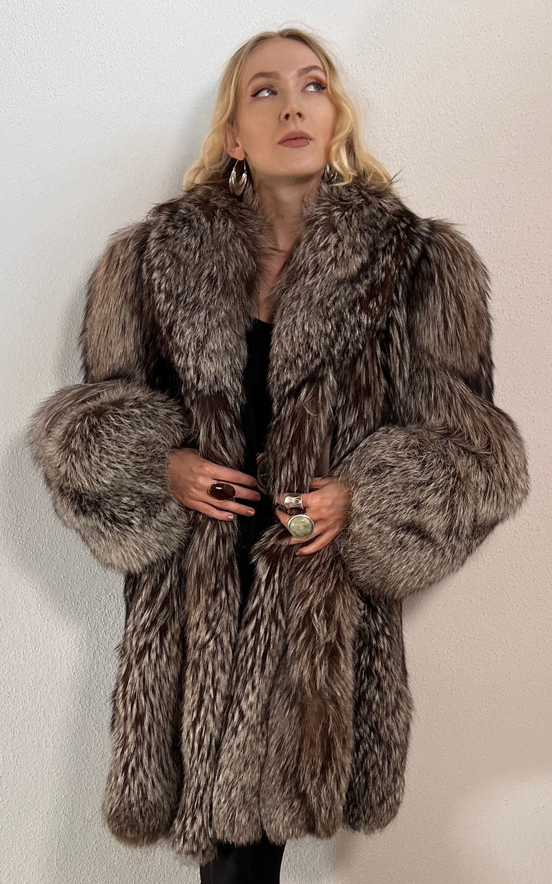 Vintage Fox Fur Coat