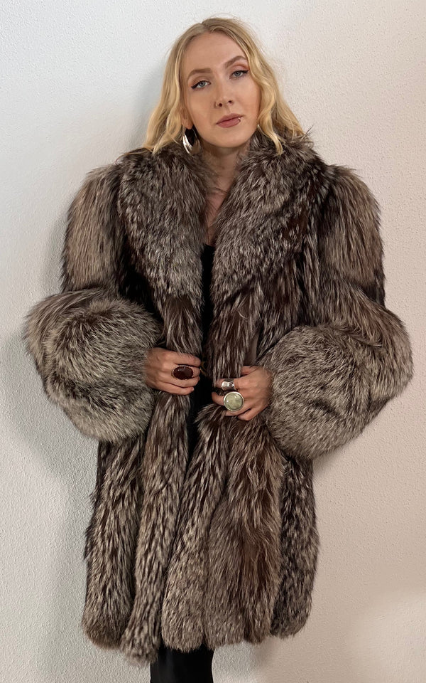 Vintage Fox Fur Coat