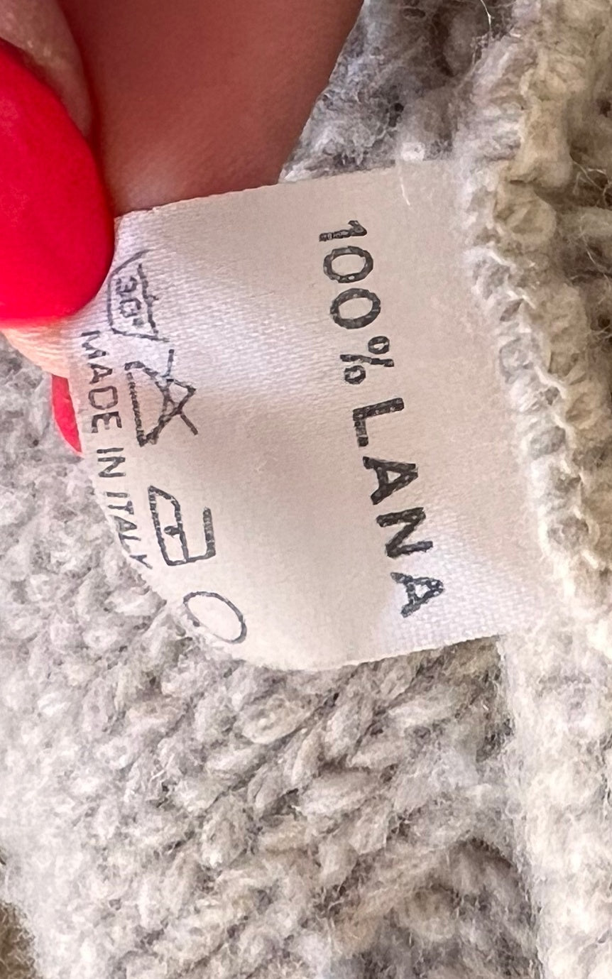 Vintage MENS Galatioto Italian Very Soft Wool Sweater