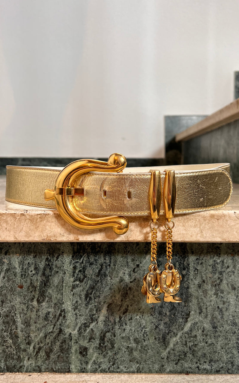 Vintage Escada Belt Gold
