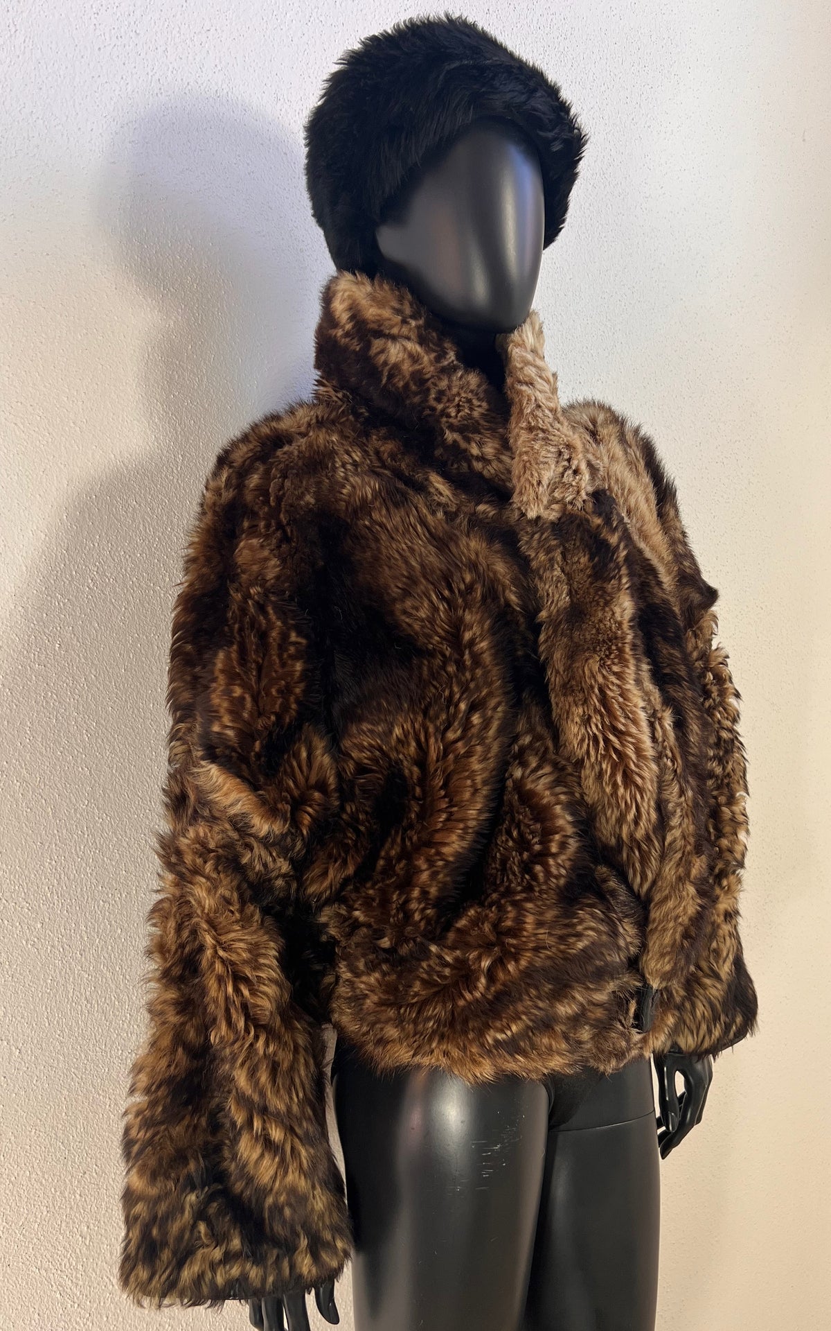 Reworked Curly Lamb Shearling Jacket