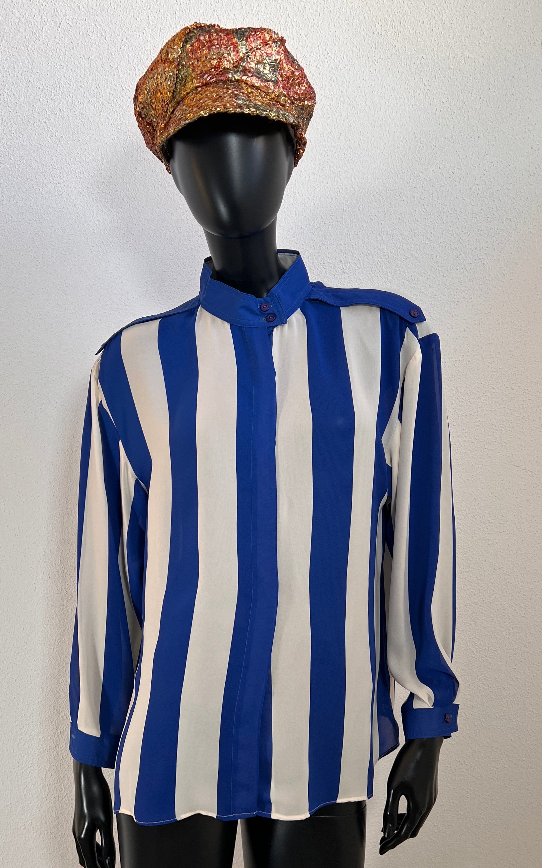 Vintage 90s Striped Blouse