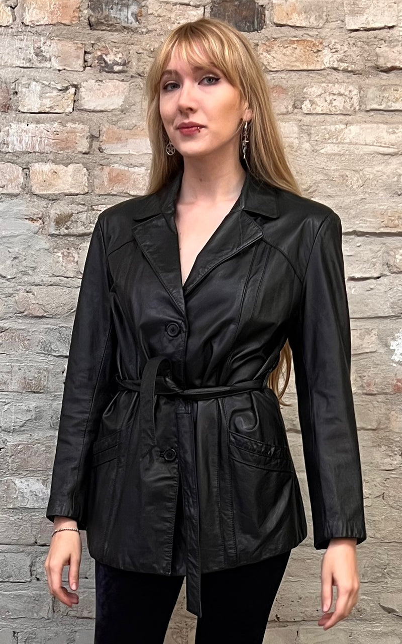 Vintage 70s Christian Dior Monsieur Leather Jacket