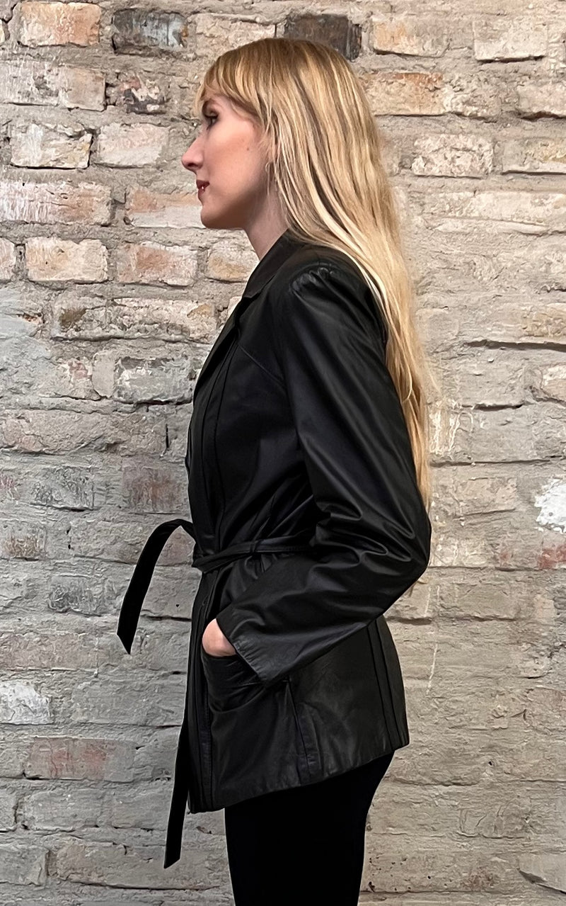 Vintage 70s Christian Dior Monsieur Leather Jacket
