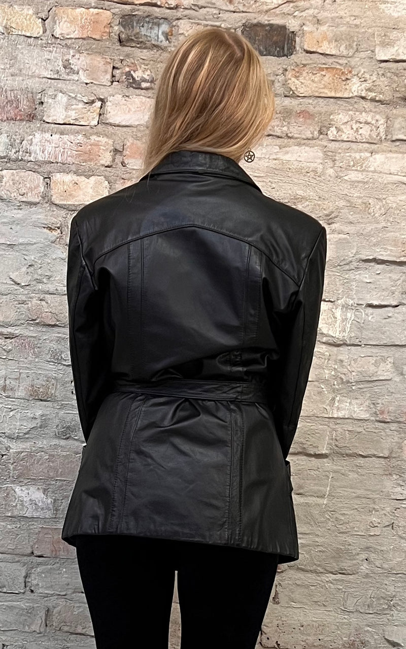 Vintage 70s Christian Dior Monsieur Leather Jacket