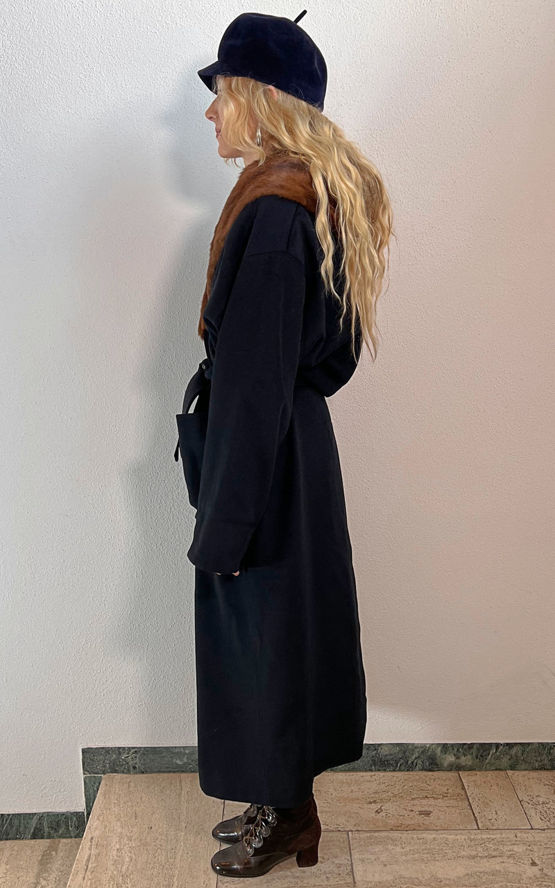 Vintage Yell Cashmere and Mink Coat