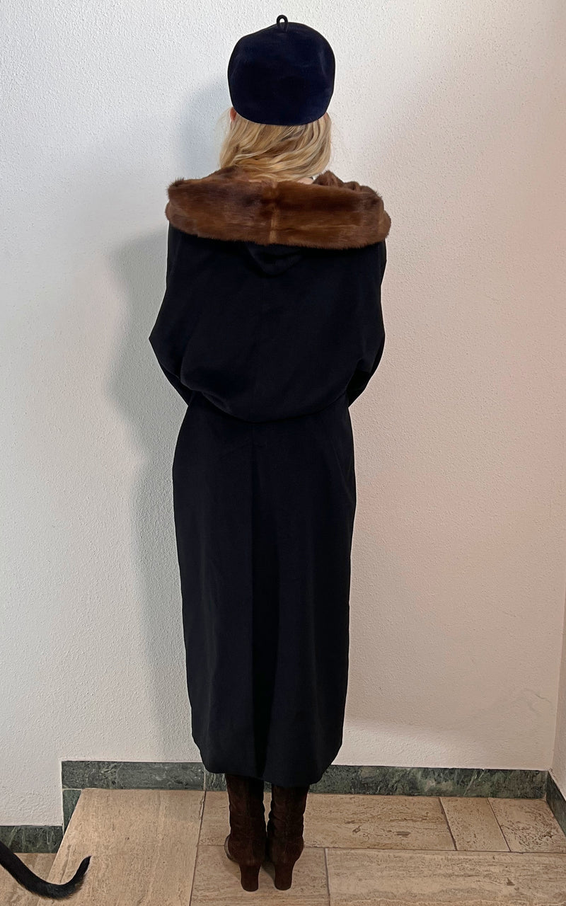 Vintage Yell Cashmere and Mink Coat