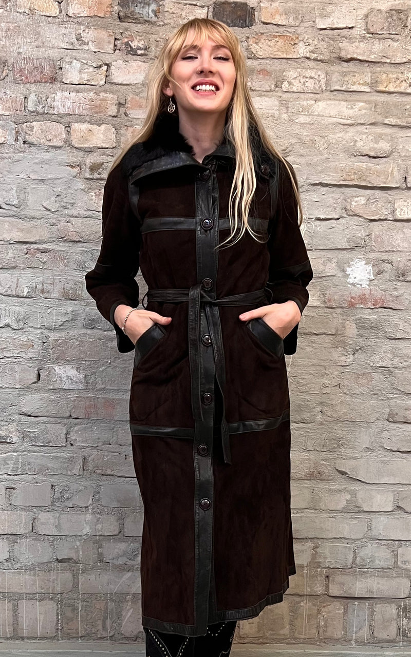 Vintage 70s Shearling Coat