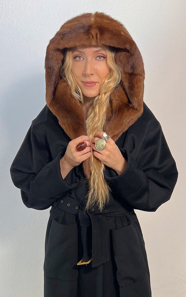 Vintage Yell Cashmere and Mink Coat