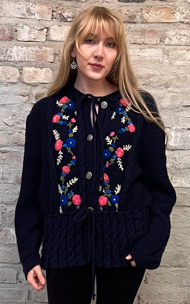 Vintage Handmade Austrian Cardigan