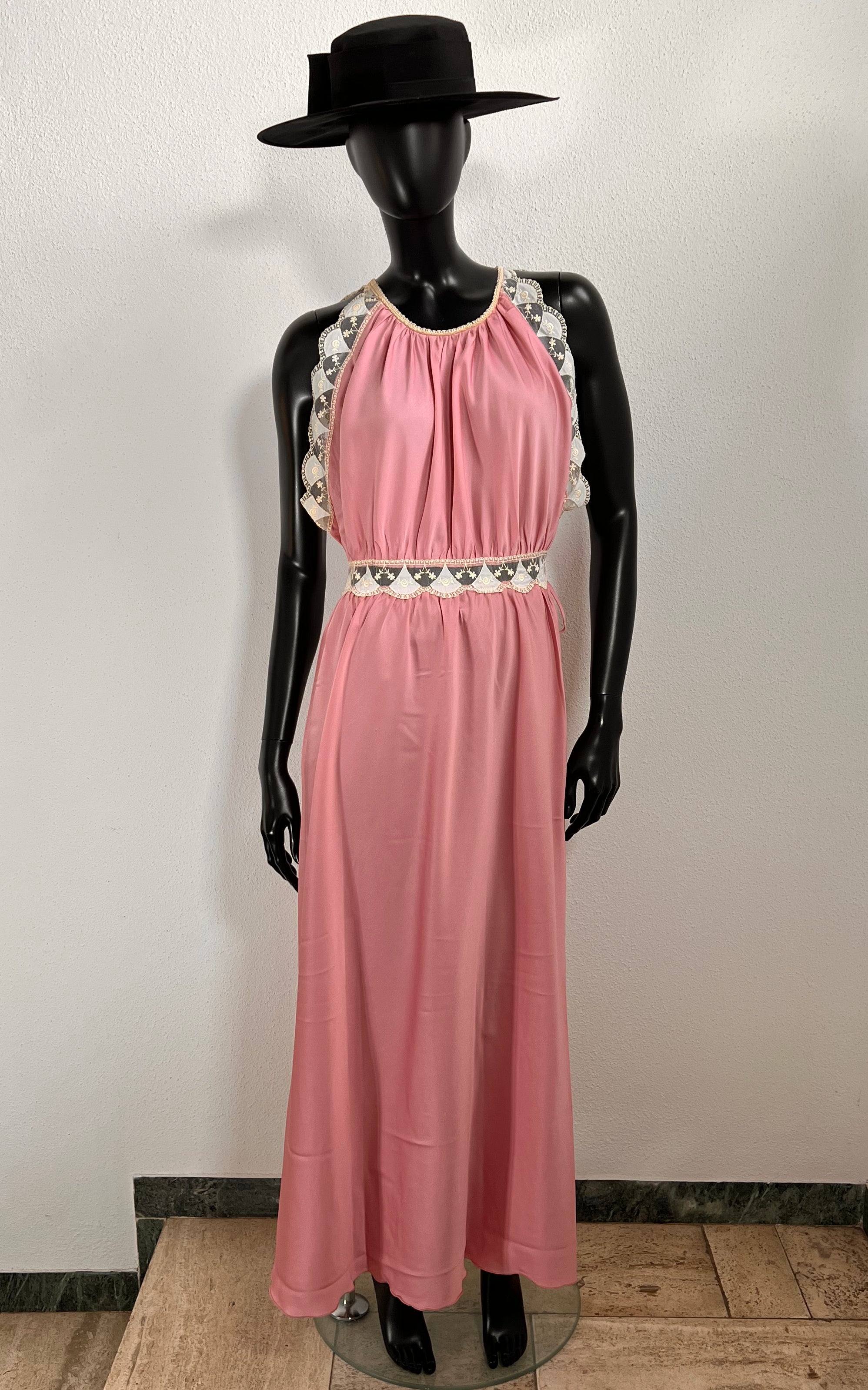 Abito sottoveste vintage anni '70