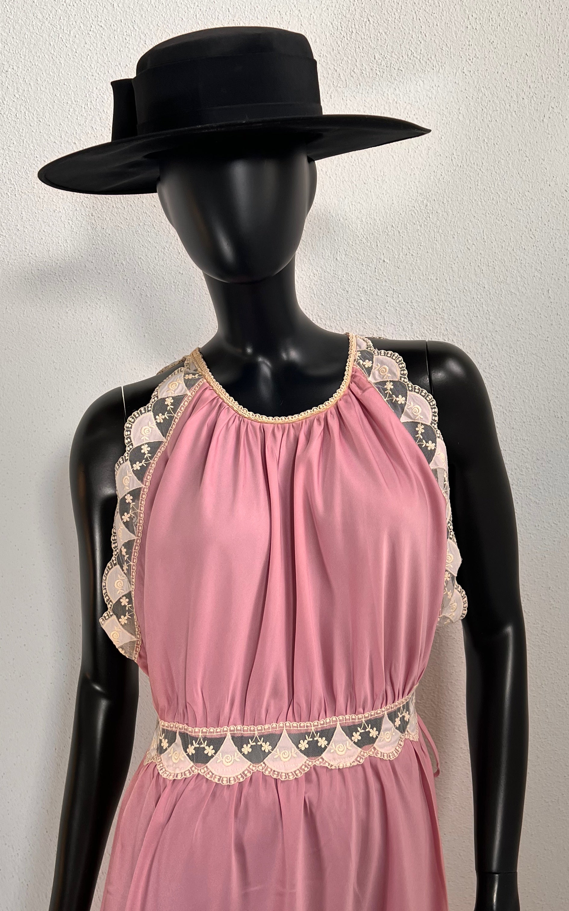 Abito sottoveste vintage anni '70