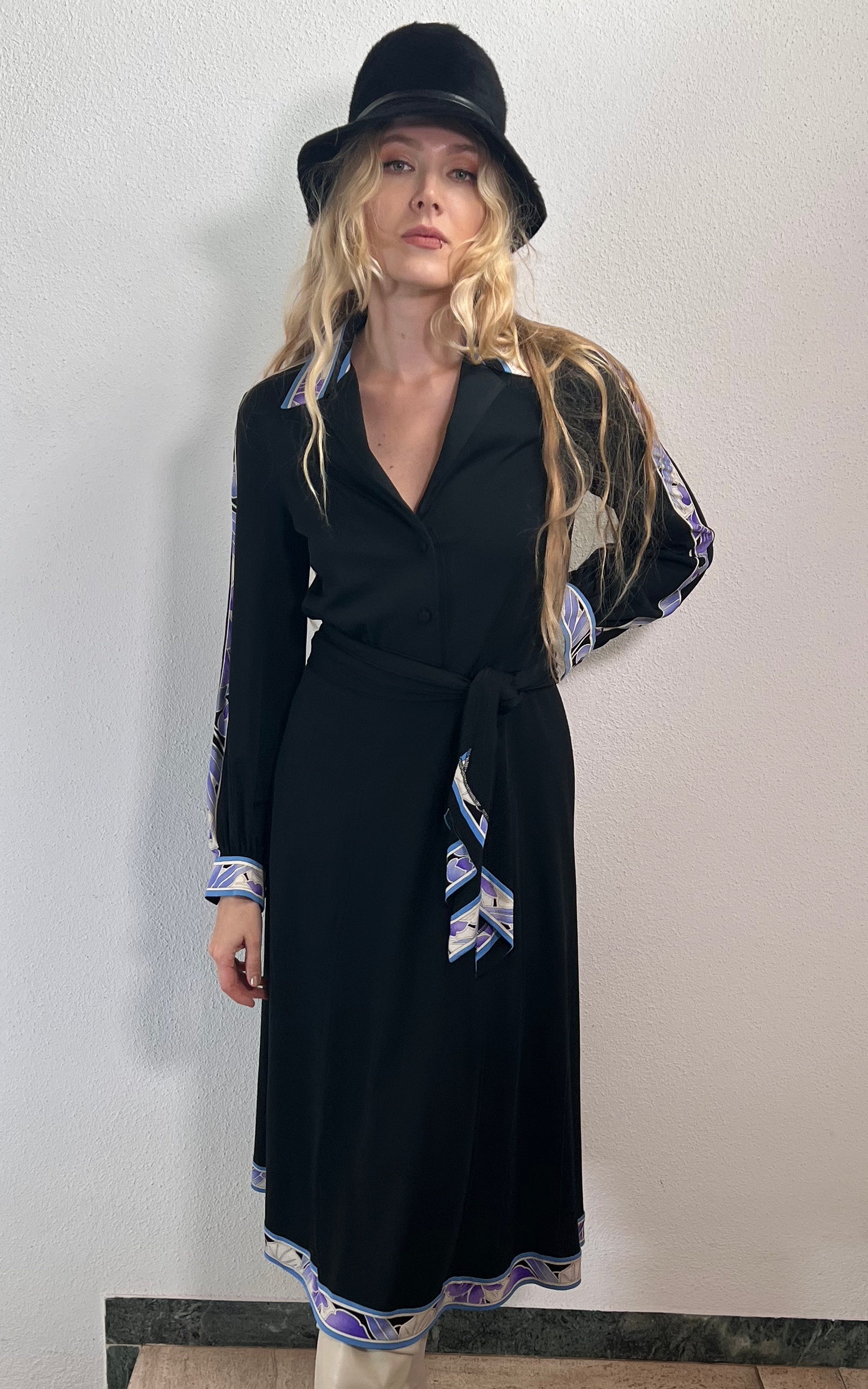 Vintage Leonard Paris Silk Dress