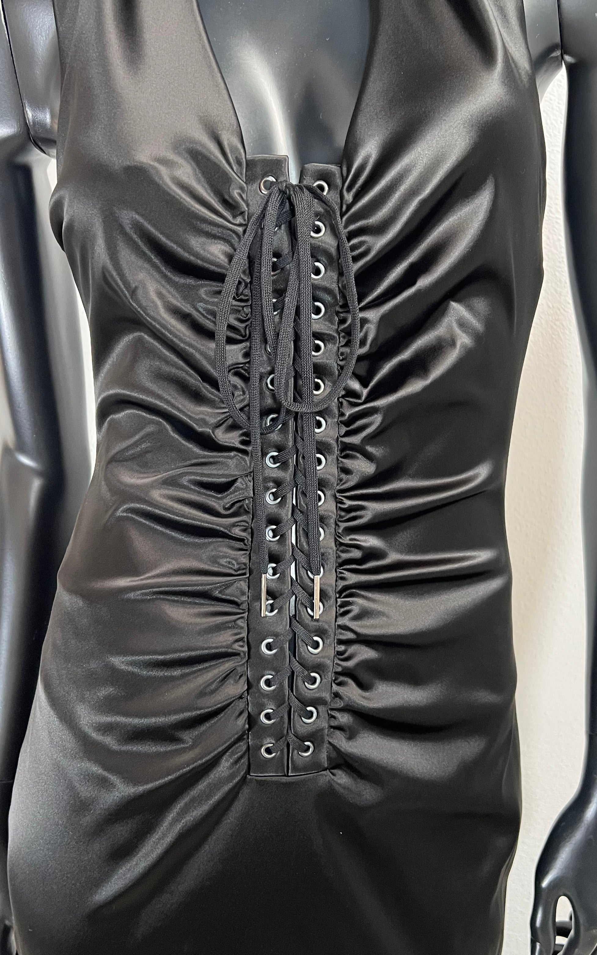 Vintage 90s Dolce & Gabbana Satin Dress