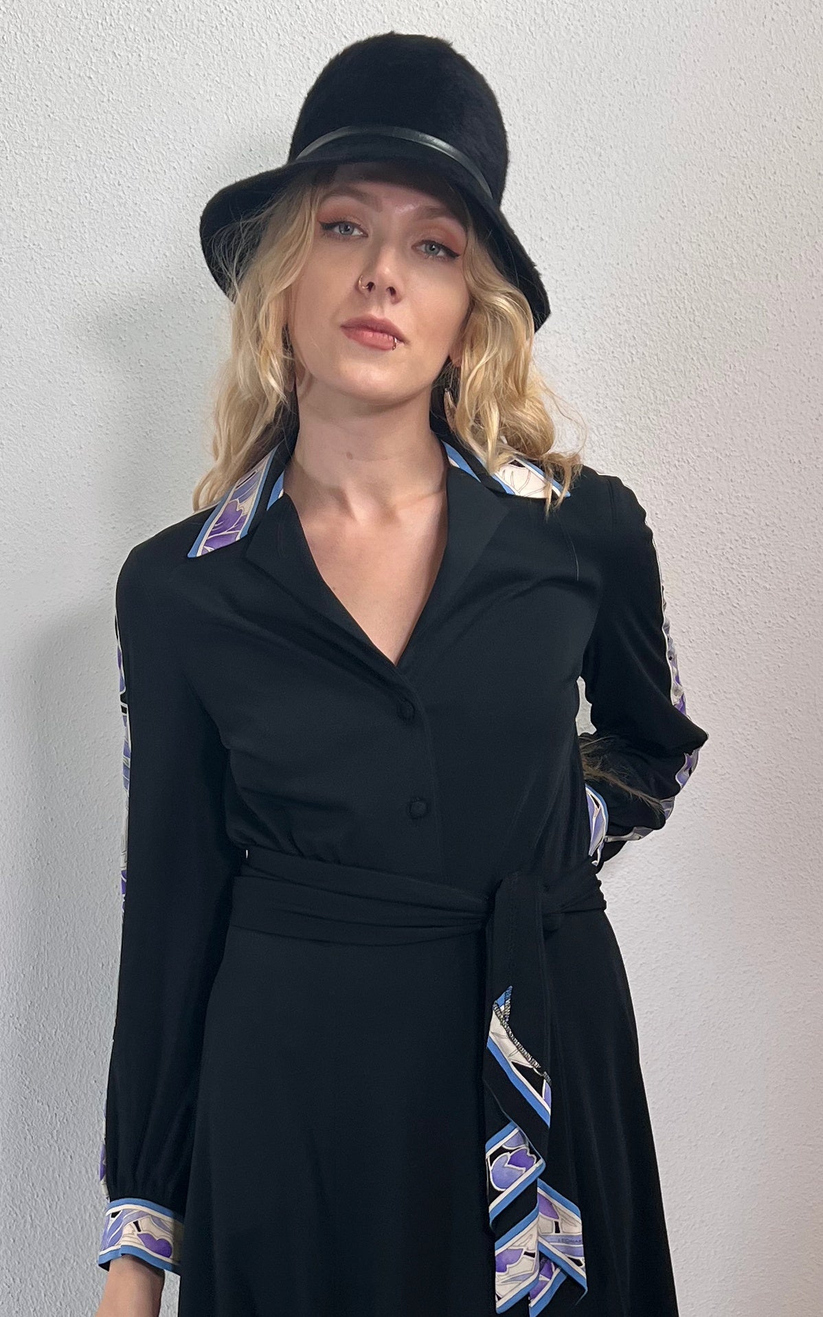 Vintage Leonard Paris Silk Dress